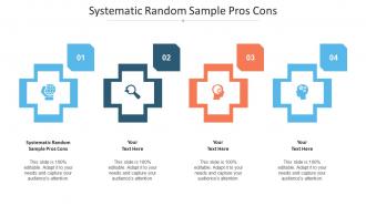 Systematic Random Sample Pros Cons Ppt Powerpoint Presentation Layouts Graphic Images Cpb