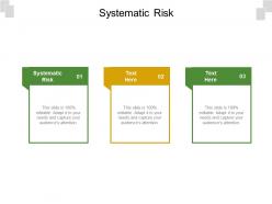 Systematic risk ppt powerpoint presentation icon styles cpb
