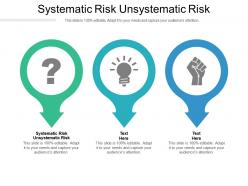 Systematic risk unsystematic risk ppt powerpoint presentation show skills cpb