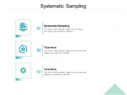 Systematic sampling ppt powerpoint presentation pictures ideas cpb