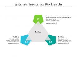 Systematic unsystematic risk examples ppt powerpoint presentation model introduction cpb