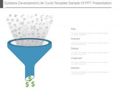 Systems development life cycle template sample of ppt presentation