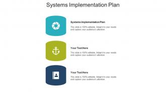 Systems implementation plan ppt powerpoint presentation summary graphics example cpb