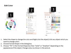 95813466 style variety 3 idea-bulb 6 piece powerpoint presentation diagram infographic slide