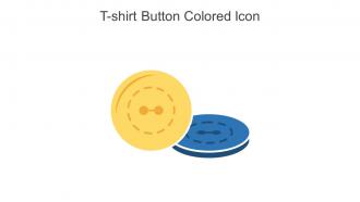 T Shirt Button Colored Icon In Powerpoint Pptx Png And Editable Eps Format