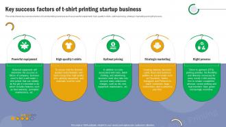 T Shirt Printing Key Success Factors Of T Shirt Printing Startup Business BP SS