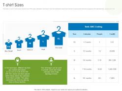 T shirt sizes agile project management with scrum ppt portrait
