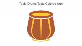 Tabla Drums Talas Colored Icon In Powerpoint Pptx Png And Editable Eps Format
