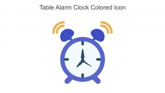 Table Alarm Clock Colored Icon In Powerpoint Pptx Png And Editable Eps Format
