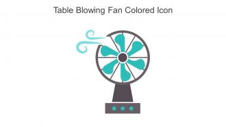 Table Blowing Fan Colored Icon In Powerpoint Pptx Png And Editable Eps Format