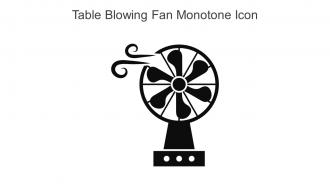 Table Blowing Fan Monotone Icon In Powerpoint Pptx Png And Editable Eps Format