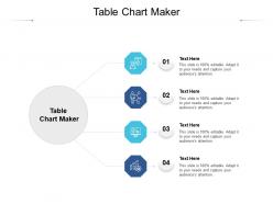 Table chart maker ppt powerpoint presentation layouts example introduction cpb