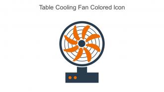Table Cooling Fan Colored Icon In Powerpoint Pptx Png And Editable Eps Format