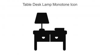 Table Desk Lamp Monotone Icon In Powerpoint Pptx Png And Editable Eps Format
