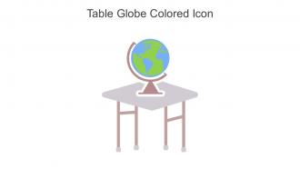 Table Globe Colored Icon In Powerpoint Pptx Png And Editable Eps Format
