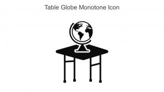 Table Globe Monotone Icon In Powerpoint Pptx Png And Editable Eps Format