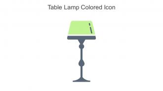 Table Lamp Colored Icon In Powerpoint Pptx Png And Editable Eps Format