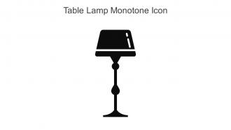 Table Lamp Monotone Icon In Powerpoint Pptx Png And Editable Eps Format