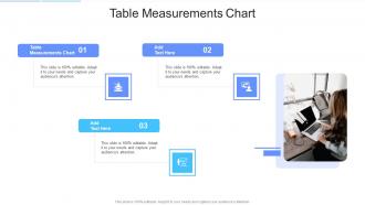 Table Measurements Chart In Powerpoint And Google Slides Cpb