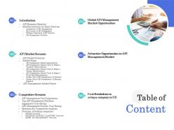 Table of content application interface management market