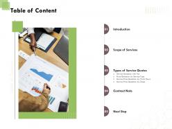 Table of content l1763 ppt powerpoint presentation show icons