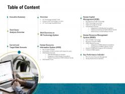 Table of content l1958 ppt powerpoint presentation outline templates