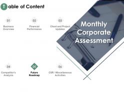 Table of content planning management ppt powerpoint presentation portfolio