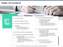 Table of content target ppt powerpoint presentation professional graphics example