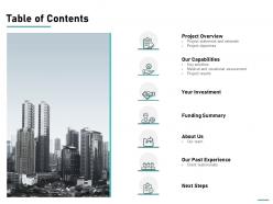Table of contents capabilities l747 ppt powerpoint presentation ideas sample