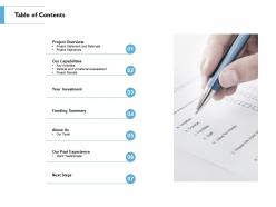 Table of contents capabilities l94 ppt powerpoint presentation summary maker
