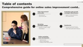 Table Of Contents Comprehensive Guide For Online Sales Improvement Multipurpose Downloadable