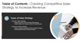 Table Of Contents Creating Competitive Sales Strategy