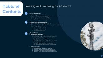 Table Of Contents Leading And Preparing For 5g World Leading And Preparing For 5g World
