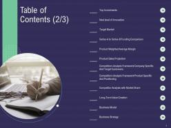 Table of contents market icon ppt powerpoint presentation show designs download