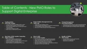 Table Of Contents New Pmo Roles To Support Digital Enterprise