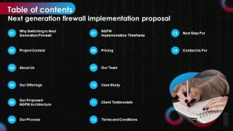 Table Of Contents Next Generation Firewall Implementation Proposal