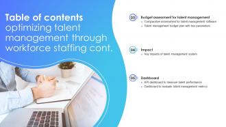 Table Of Contents Optimizing Talent Management Through Workforce Staffing