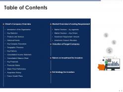 Table of contents pitchbook for management ppt slides design ideas