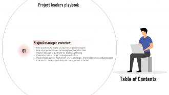 Table Of Contents Project Leaders Playbook