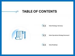 Table of contents scorecard m400 ppt powerpoint presentation model background