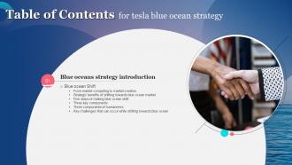 Table Of Contents Tesla Blue Ocean Professional Pdf Strategy SS