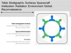 Table stratigraphic surfaces spacecraft initialization radiation environment global reconnaissance