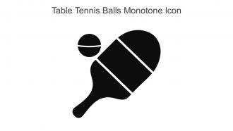 Table Tennis Balls Monotone Icon In Powerpoint Pptx Png And Editable Eps Format