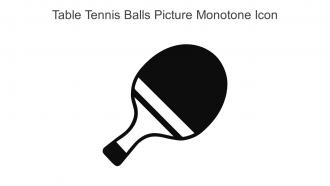 Table Tennis Balls Picture Monotone Icon In Powerpoint Pptx Png And Editable Eps Format