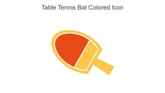 Table Tennis Bat Colored Icon In Powerpoint Pptx Png And Editable Eps Format