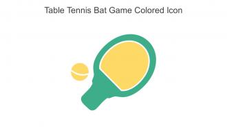 Table Tennis Bat Game Colored Icon In Powerpoint Pptx Png And Editable Eps Format