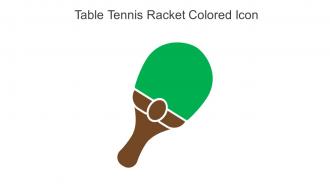 Table Tennis Racket Colored Icon In Powerpoint Pptx Png And Editable Eps Format