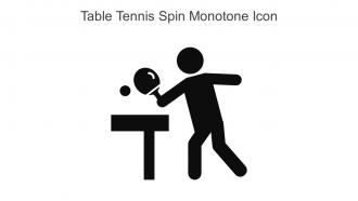 Table Tennis Spin Monotone Icon In Powerpoint Pptx Png And Editable Eps Format