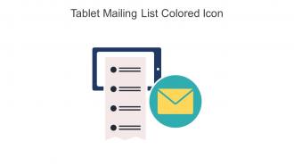 Tablet Mailing List Colored Icon In Powerpoint Pptx Png And Editable Eps Format