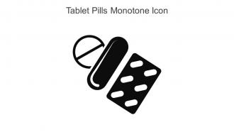 Tablet Pills Monotone Icon In Powerpoint Pptx Png And Editable Eps Format
